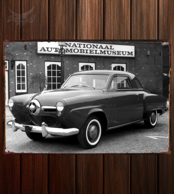 Металлическая табличка Studebaker Champion Starlight Coupe Металлическая табличка Studebaker Champion Starlight Coupe